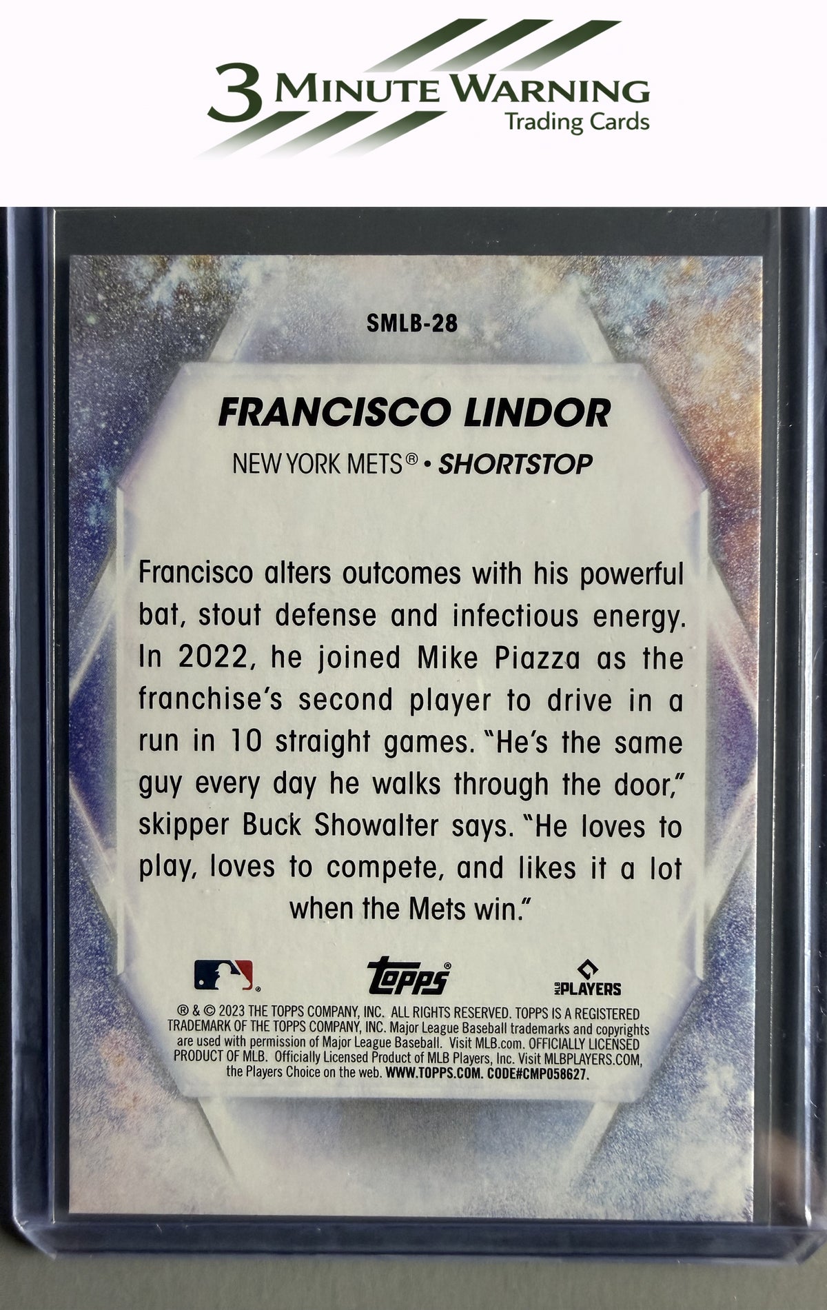 2023 Topps #SMLB-28 Francisco Lindor Stars of MLB