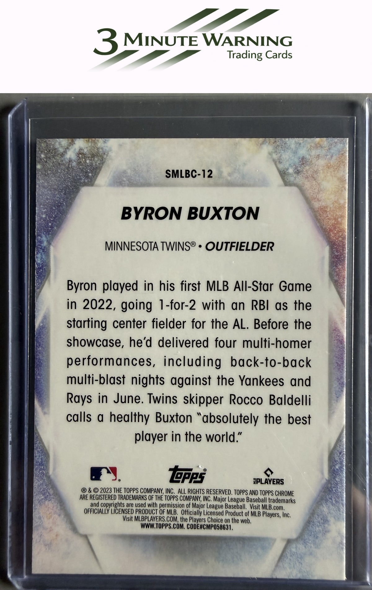 2023 Topps #SMLBC-12 Byron Buxton Stars of MLB Chrome