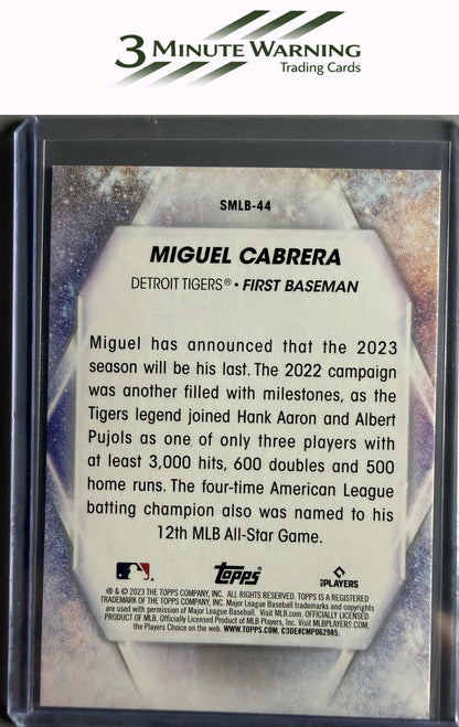 2023 Topps #SMLB-44 Miguel Cabrera Stars of MLB