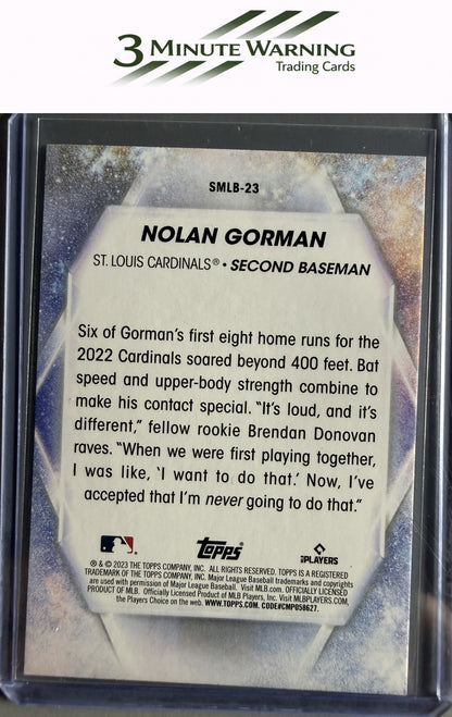 2023 Topps #SMLB-23 Nolan Gorman Stars of MLB
