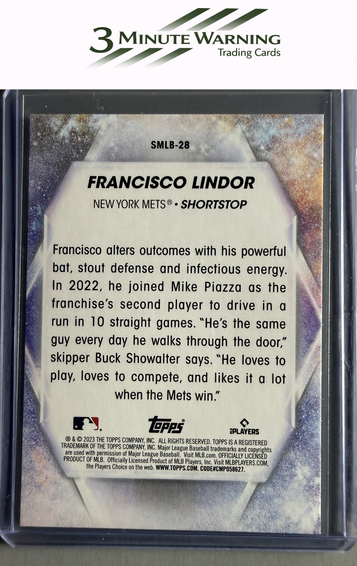 2023 Topps #SMLB-28 Francisco Lindor Stars of MLB