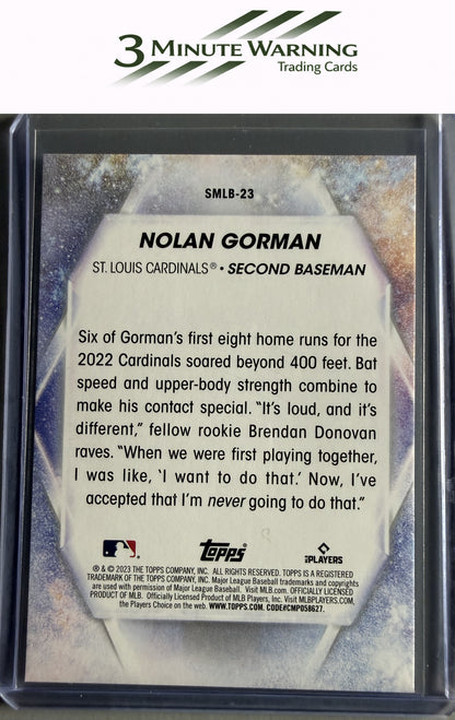 2023 Topps #SMLB-23 Nolan Gorman Stars of MLB
