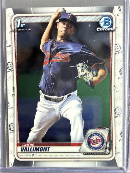 2020 Bowman #BCP-78 Chris Vallimont Chrome Prospects