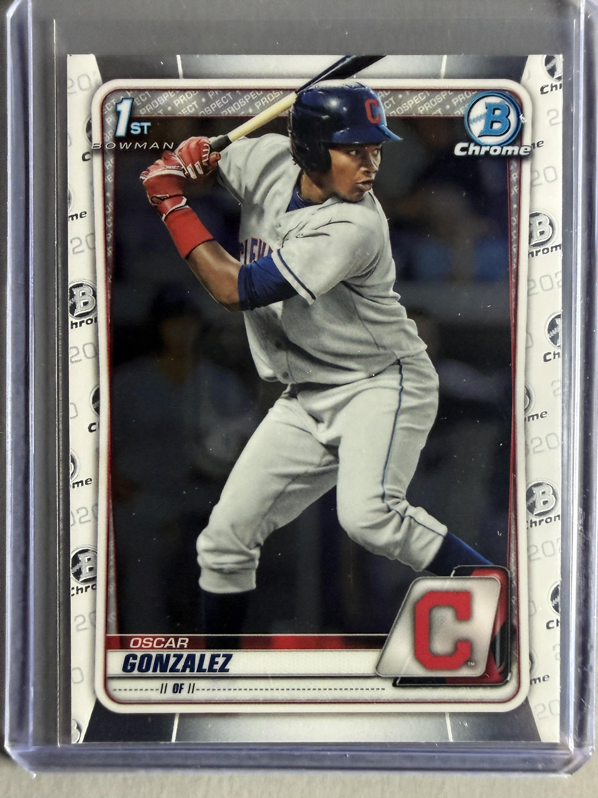 2020 Bowman #BCP-109 Oscar Gonzalez Chrome Prospects