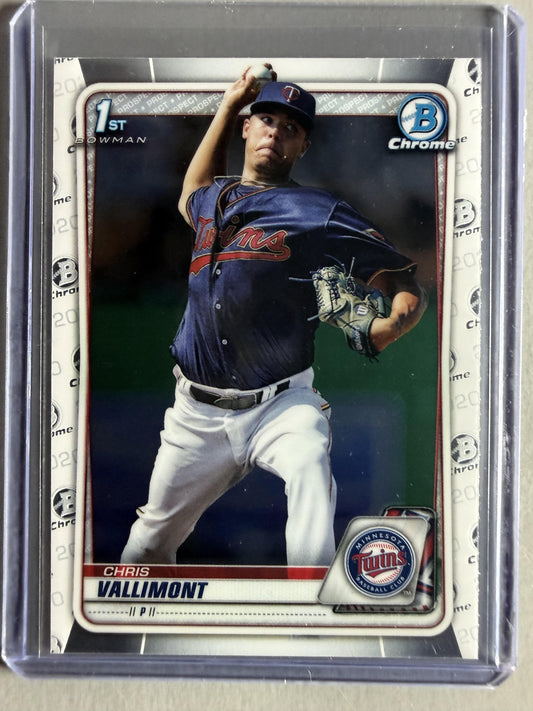 2020 Bowman #BCP-78 Chris Vallimont Chrome Prospects