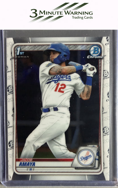 2020 Bowman #BCP-3 Jacob Amaya Chrome Prospects