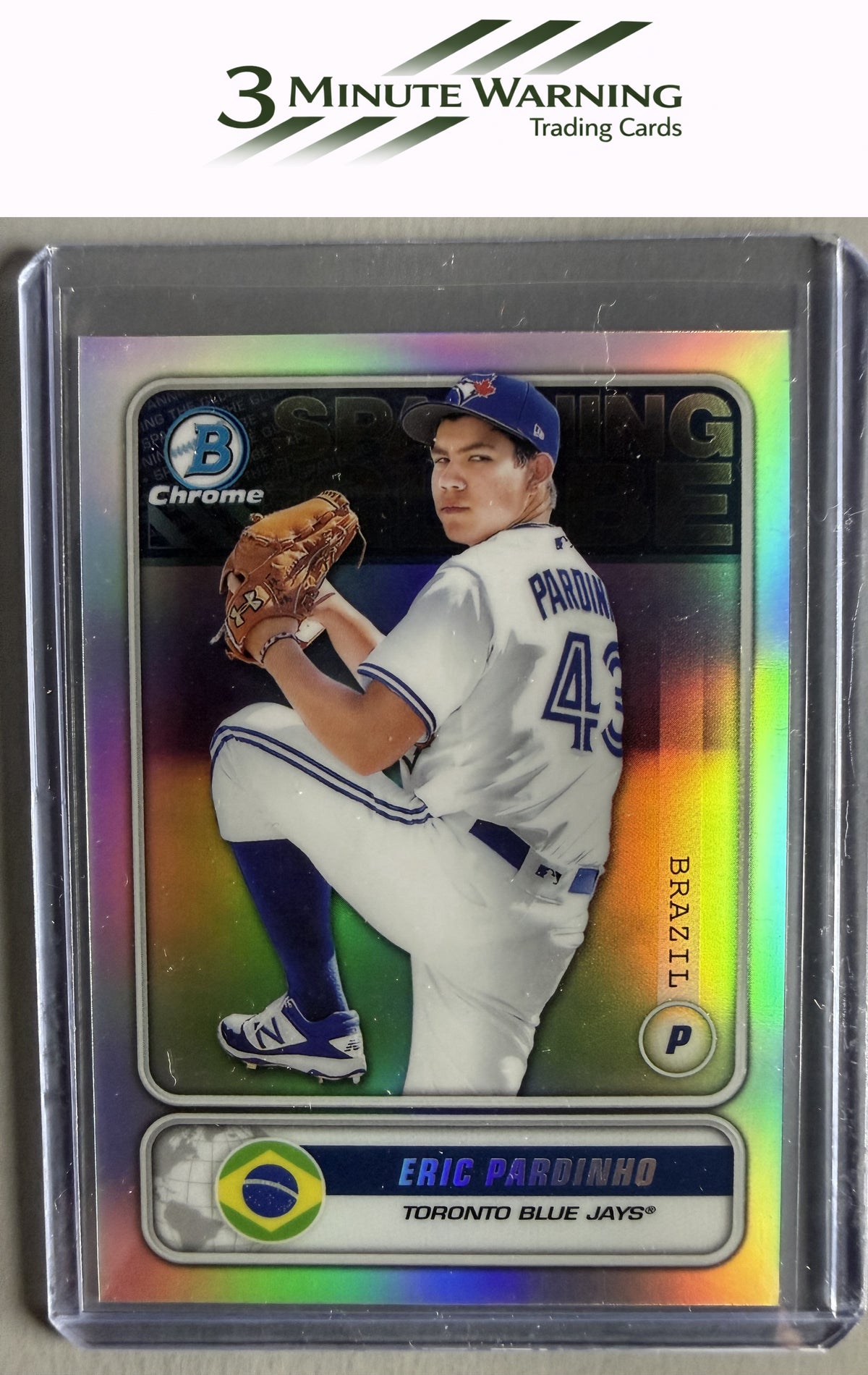2020 Bowman #STG-EP Eric Pardinho Chrome Spanning the Globe