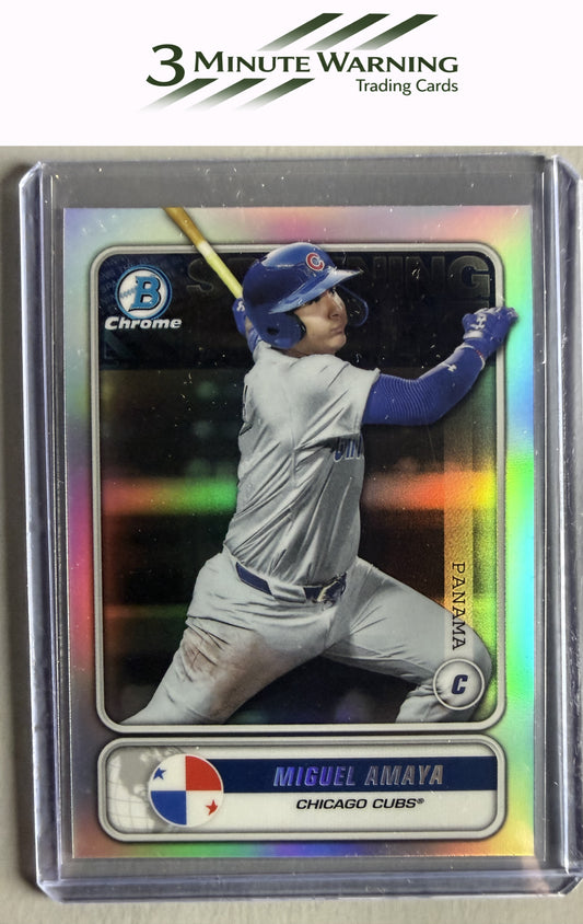 2020 Bowman #STG-MA Miguel Amaya Chrome Spanning the Globe
