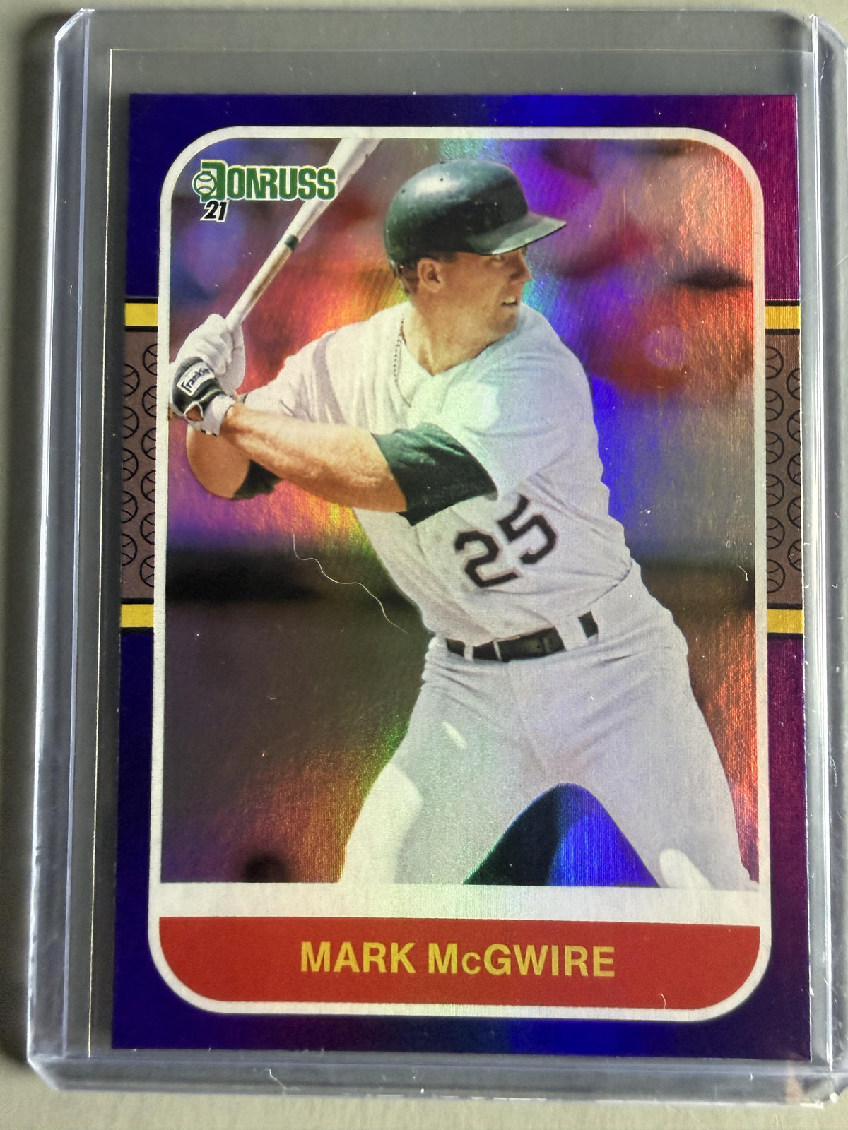 2021 Donruss #262 Mark McGwire Holo Blue