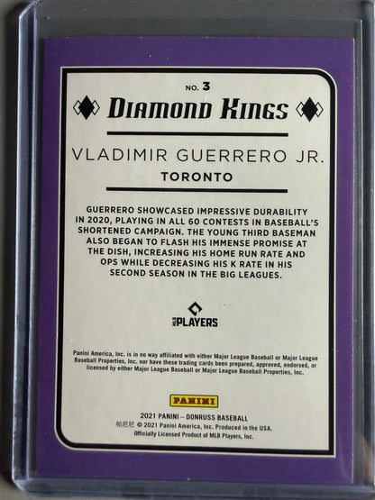 2021 Donruss #3 Vladimir Guerrero Jr.