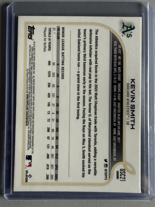 2022 Topps Chrome Update #USC21 Kevin Smith