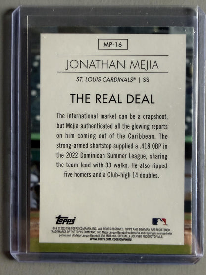 2023 Bowman #MP-16 Jonathan Mejia Modern Prospects