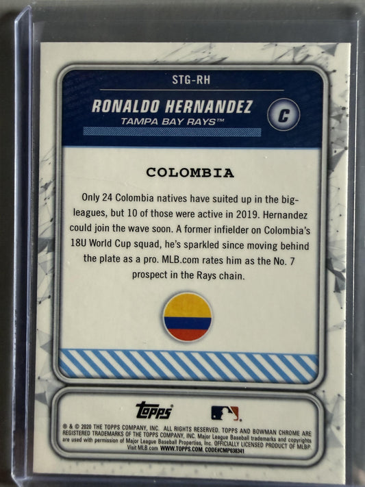 2020 Bowman #STG-RH Ronaldo Hernandez Chrome Spanning the Globe
