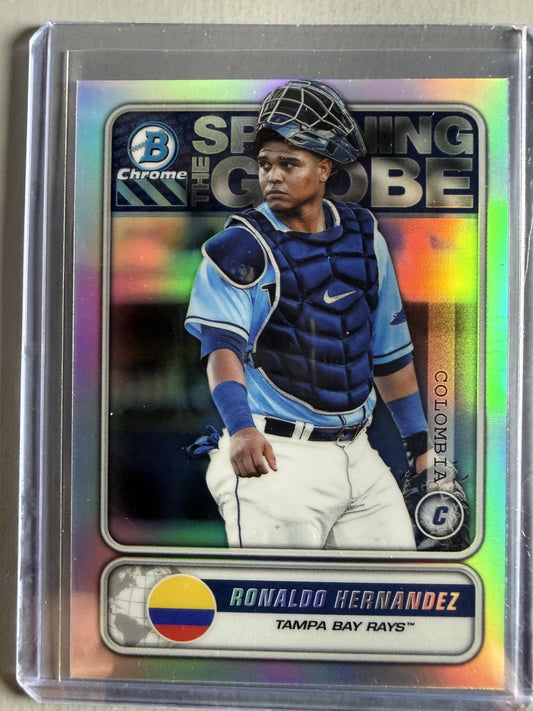 2020 Bowman #STG-RH Ronaldo Hernandez Chrome Spanning the Globe