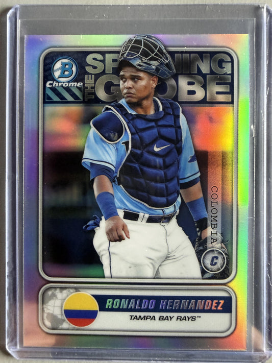 2020 Bowman #STG-RH Ronaldo Hernandez Chrome Spanning the Globe