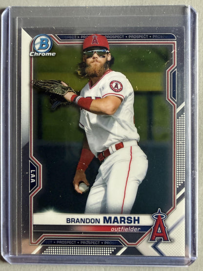 2021 Bowman #BCP-112 Brandon Marsh Chrome Prospects