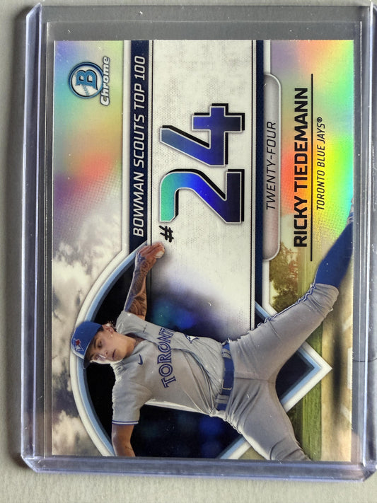 2023 Bowman #BTP-24 Ricky Tiedemann Bowman Scouts Top 100