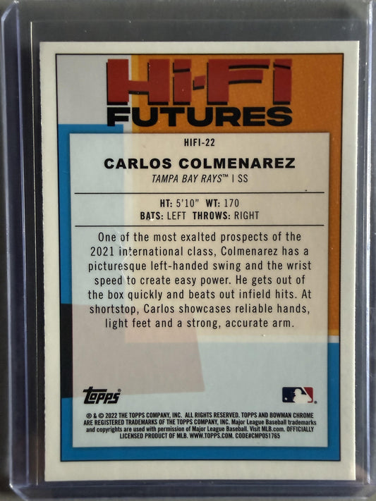 2022 Bowman #HIFI-22 Carlos Colmenarez Hi-Fi Futures