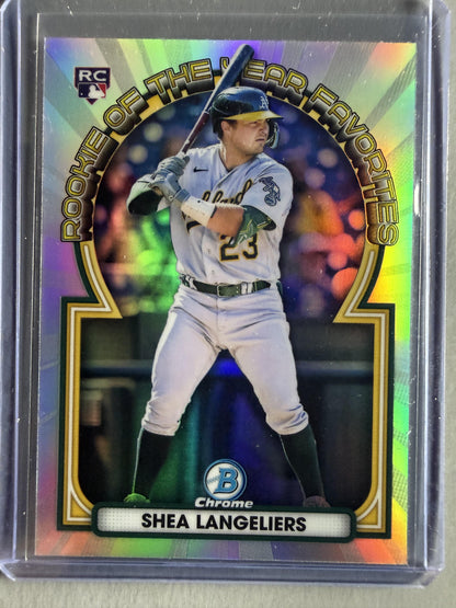 2023 Bowman #ROYF-10 Shea Langeliers Rookie of the Year Favorites