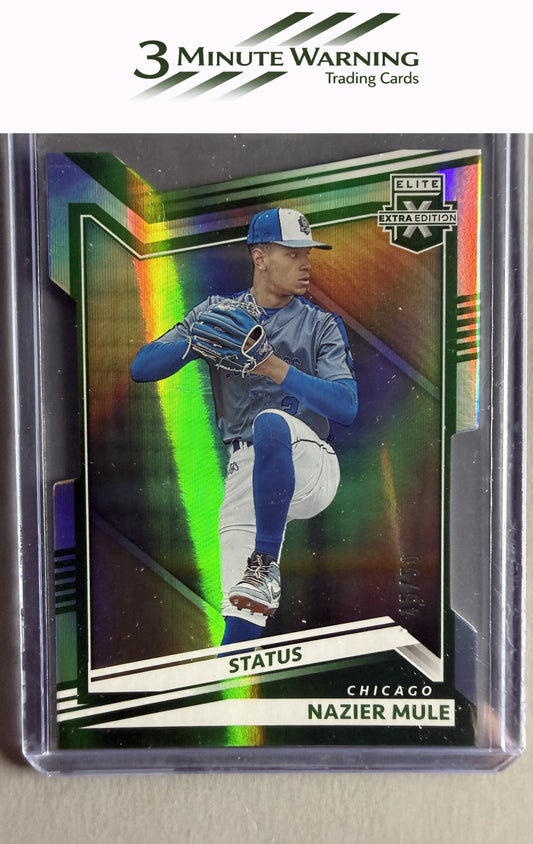 2022 Panini Elite Extra Edition #113 Nazier Mule Status Die Cut #/50