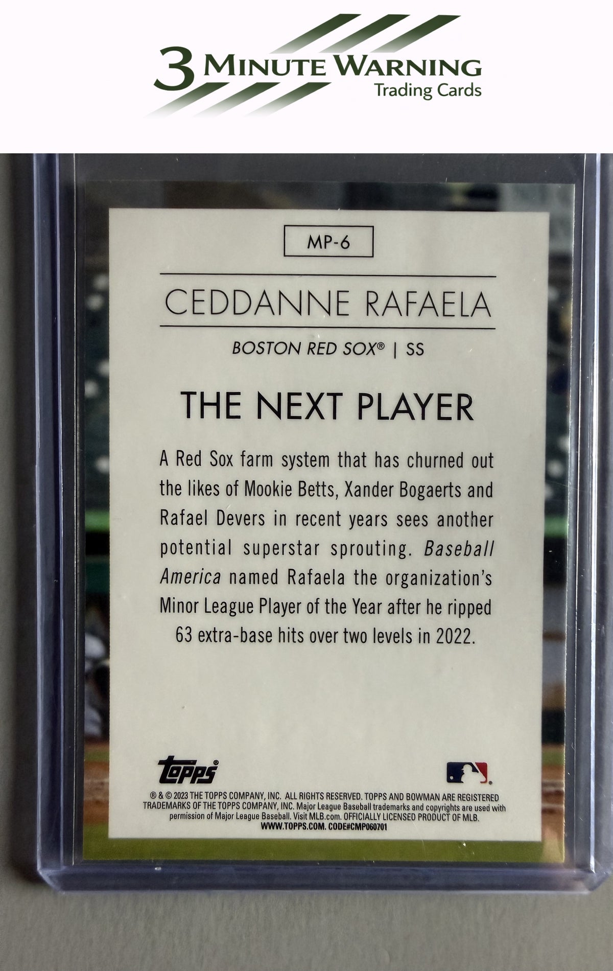 2023 Bowman #MP-6 Ceddanne Rafaela Modern Prospects
