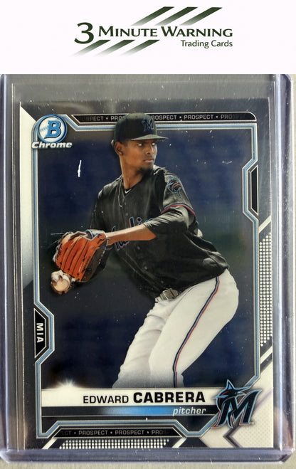 2021 Bowman #BCP-141 Edward Cabrera Chrome Prospects