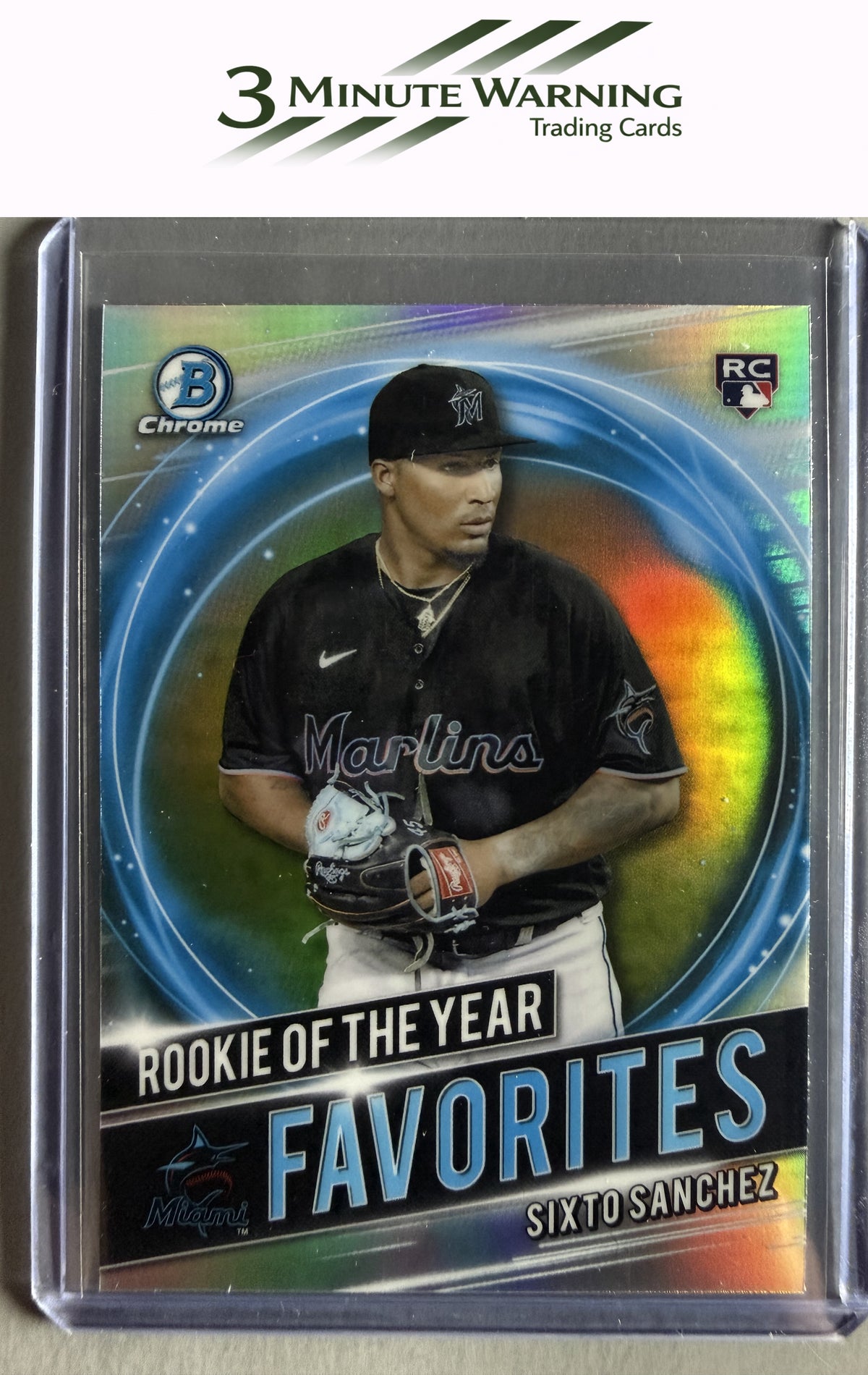2021 Bowman #RRY-SS Sixto Sanchez Chrome Rookie of the Year Favorites