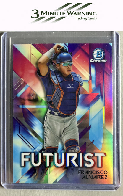 2021 Bowman #FUT-FA Francisco Alvarez Chrome Futurist