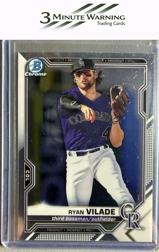 2021 Bowman #BCP-68 Ryan Vilade Chrome Prospects