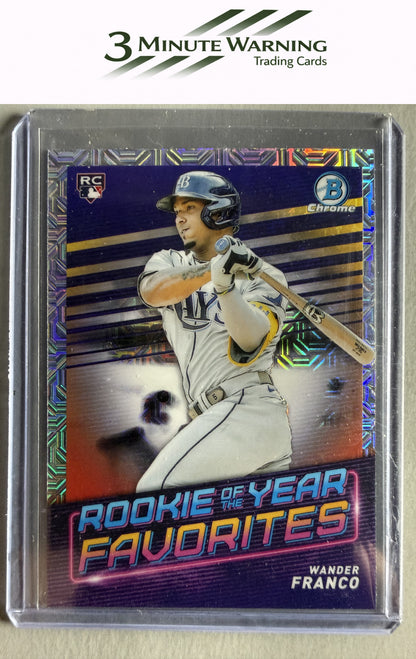 2022 Bowman #ROYF-1 Wander Franco Rookie of the Year Favorites Mojo Refractor