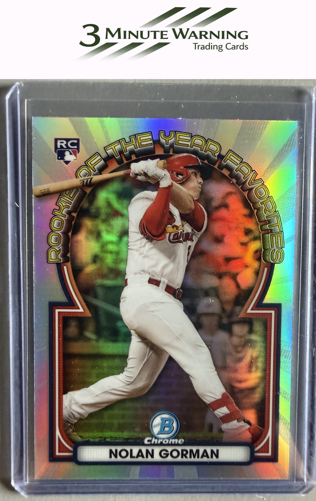 2023 Bowman #ROYF-5 Nolan Gorman Rookie of the Year Favorites