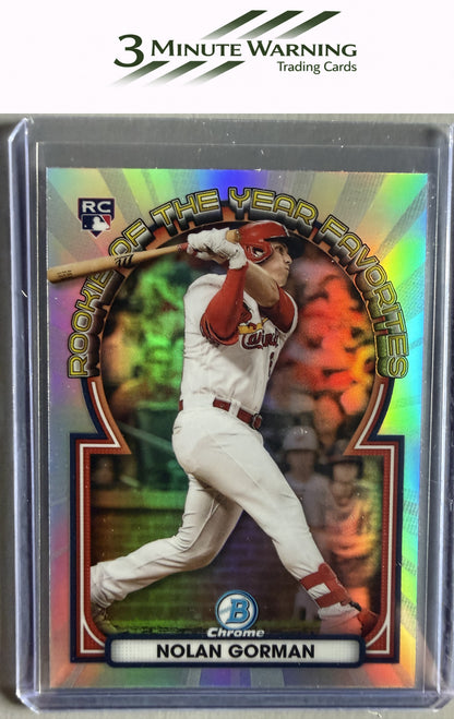 2023 Bowman #ROYF-5 Nolan Gorman Rookie of the Year Favorites
