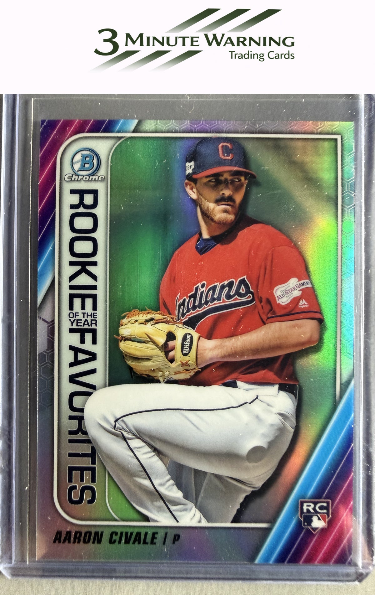2020 Bowman #ROYF-AC Aaron Civale Chrome Rookie of the Year Favorites