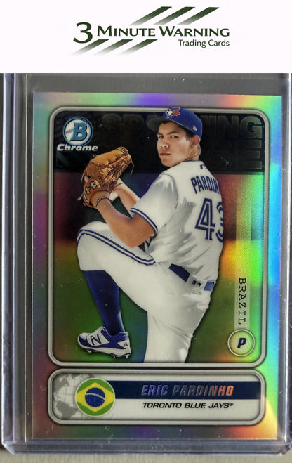 2020 Bowman #STG-EP Eric Pardinho Chrome Spanning the Globe