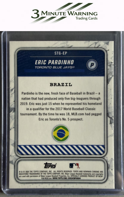 2020 Bowman #STG-EP Eric Pardinho Chrome Spanning the Globe