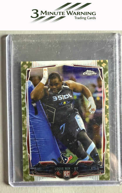 2014 Topps #336 Louis Nix Camo #/99 mini