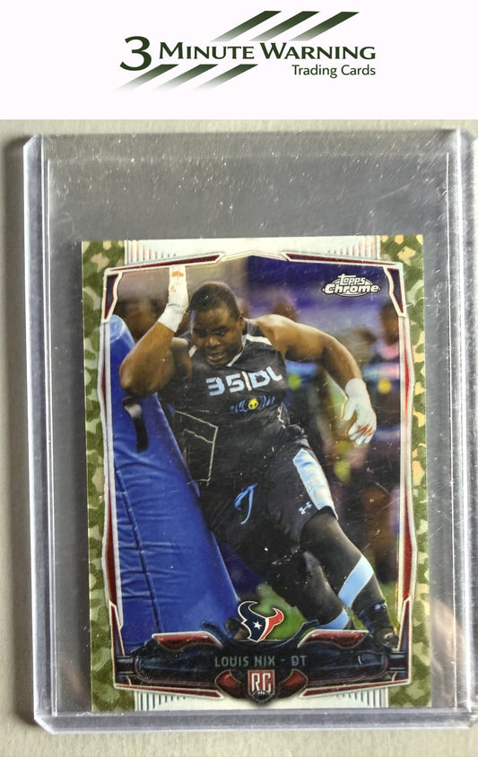 2014 Topps #336 Louis Nix Camo #/99 mini