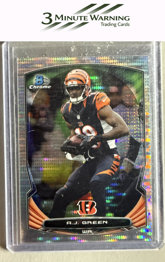 2014 Bowman Chrome #80 A.J. Green Pulsar Refractor #/271