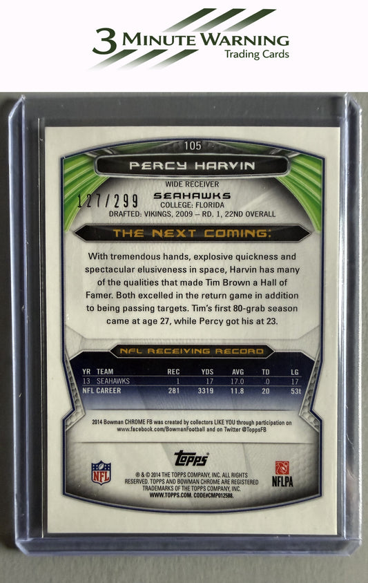 2014 Bowman Chrome #105 Percy Harvin