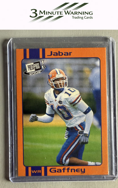 2002 Press Pass JE #OS17 Jabar Gaffney Old School