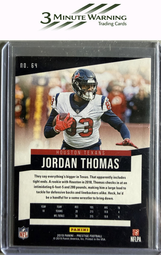 2019 Panini Prestige #64 Jordan Thomas Xtra Points Purple #/100