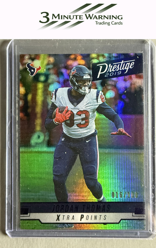 2019 Panini Prestige #64 Jordan Thomas Xtra Points Purple #/100