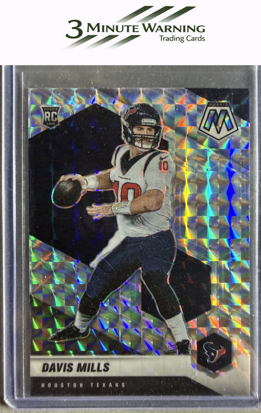 2021 Panini Mosaic #322 Davis Mills Prizm