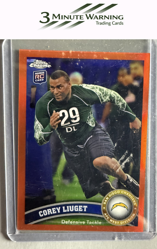 2011 Topps Chrome #112 Corey Liuget Orange Refractor
