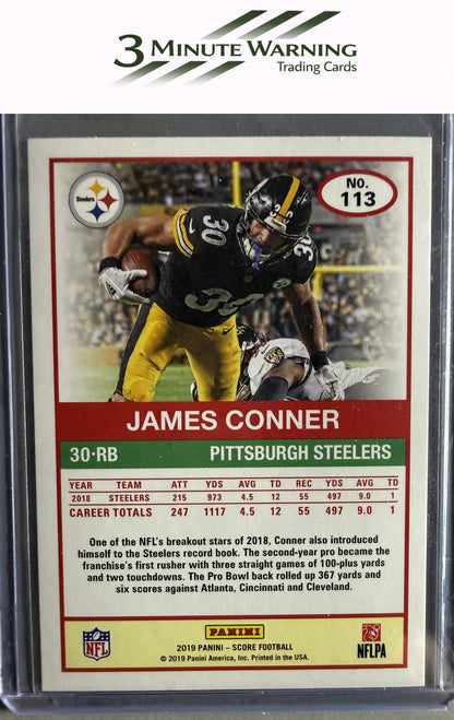 2019 Score #113 James Conner Scorecard