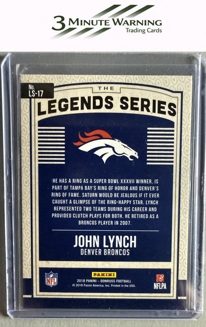 2018 Donruss #LS-17 John Lynch The Legends Series