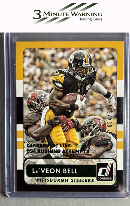 2015 Donruss #61 Le'Veon Bell Stat Line Career Green #/534
