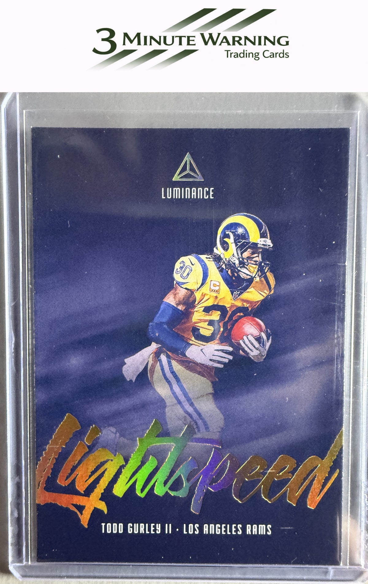 2019 Panini Luminance #LS18 Todd Gurley II Lightspeed