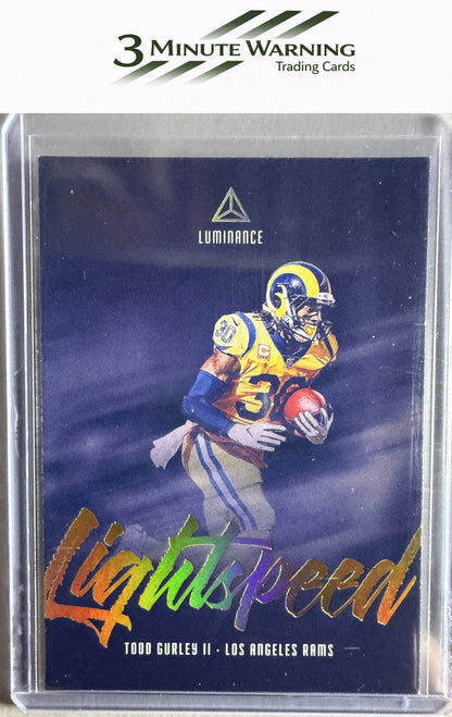 2019 Panini Luminance #LS18 Todd Gurley II Lightspeed