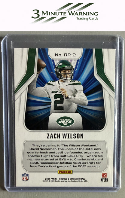 2021 Panini Rookies & Stars #RR-2 Zach Wilson Rookie Rush